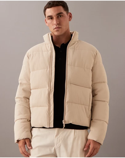 Calvin Klein - Textured Quilted Puffer Jacket