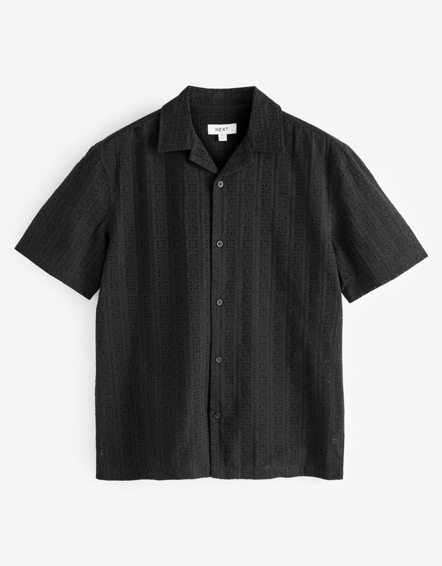 NEXT - Broderie Short Sleeve Shirt