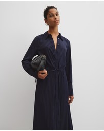 Country Road - Pinstripe Shirt Dress