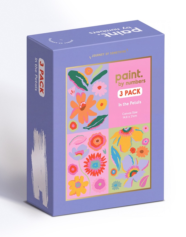 Journey Of Something - Paint by Numbers - Into the Petals (Pack of 3)