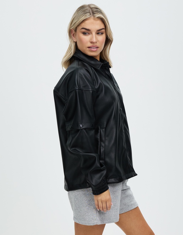 adidas Originals - Always Original Faux Leather Track Jacket