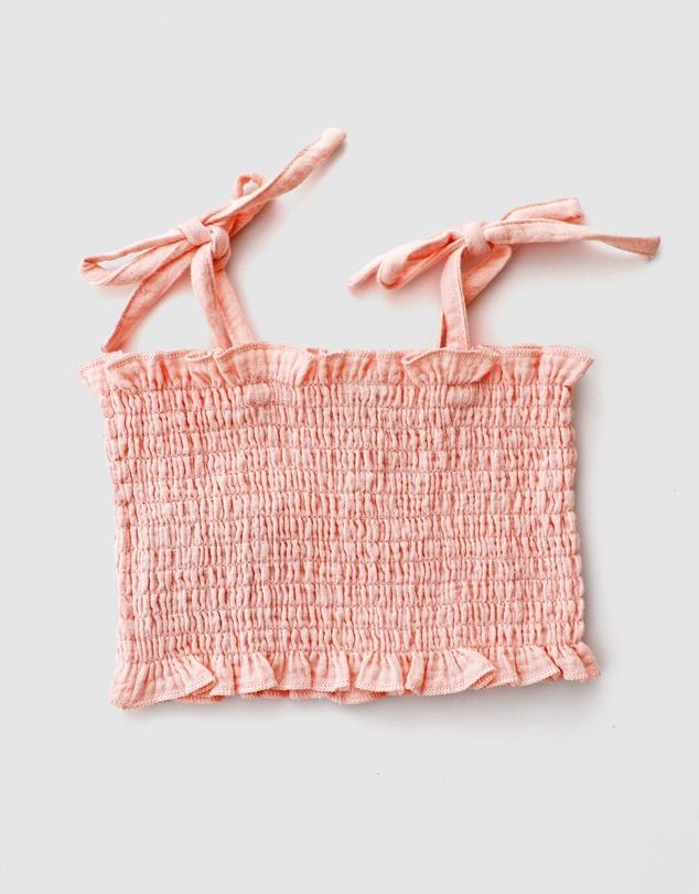 WITH LOVE FOR KIDS - COTTON MUSLIN Scrunch Top  - Babies - Kids