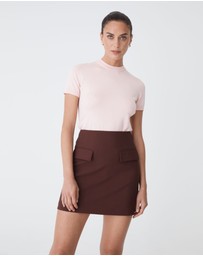Forcast - Kinsley Tailored Mini Skirt