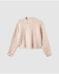 M.N.G - Faux-Fur Sweater