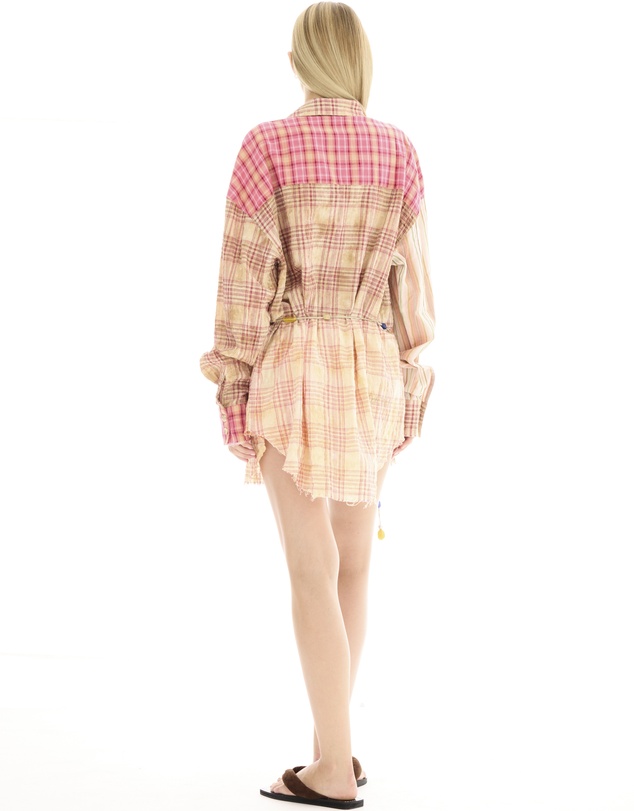 THE TALES - Summer Check Shirt Dress