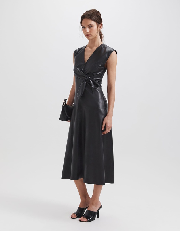 SABA - Mimi Faux Leather Dress