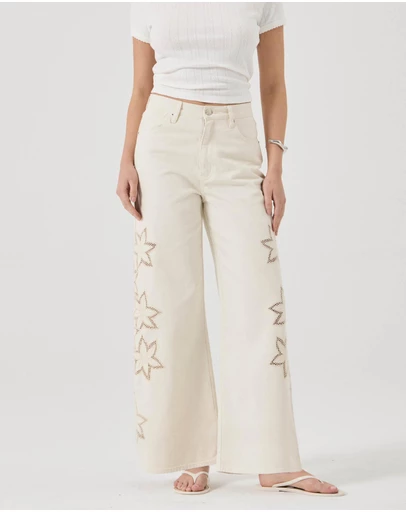 Rolla's - Relaxed Sailor Long In Bloom Pants