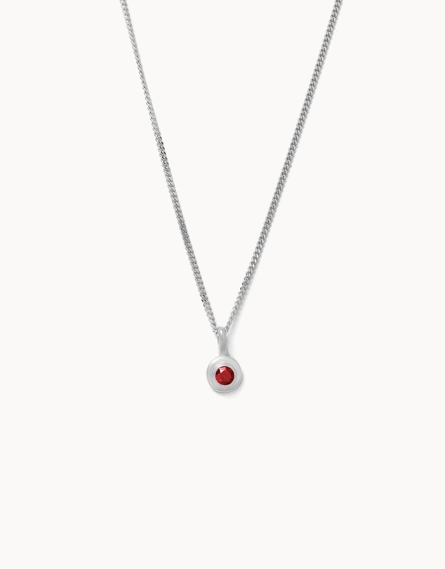 Kirstin Ash - Birthstone Necklace July Ruby