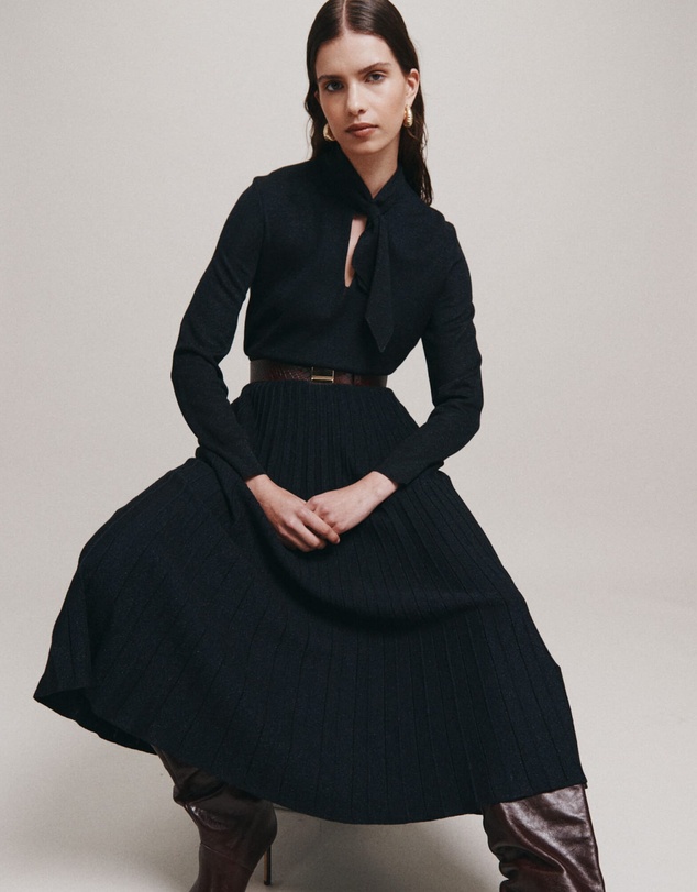 SABA - Mariya Sparkling Knit Skirt