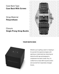 Armani Exchange - Gray Chronograph Watch