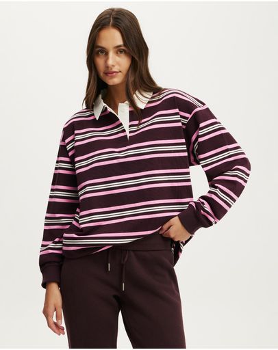 Italian Plum Remy Stripe