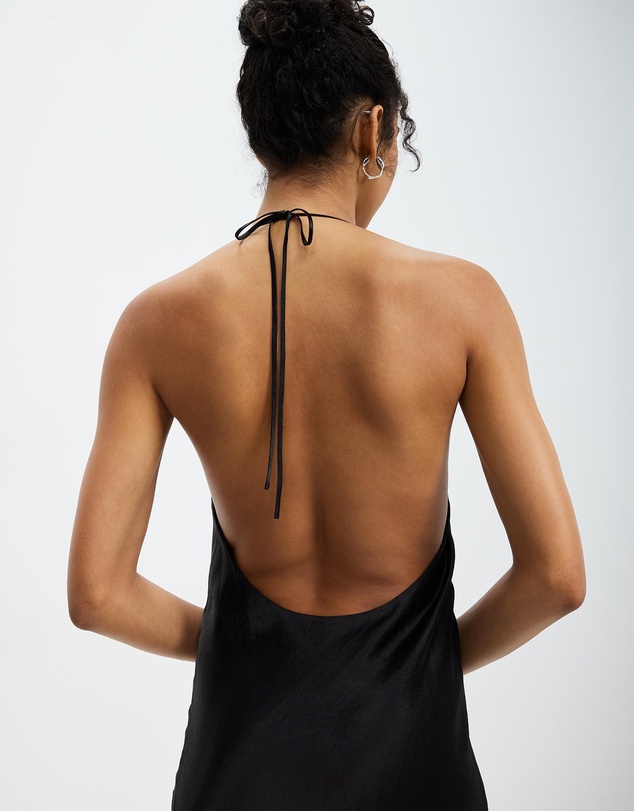Third Form - Crush Bias Halter Dress