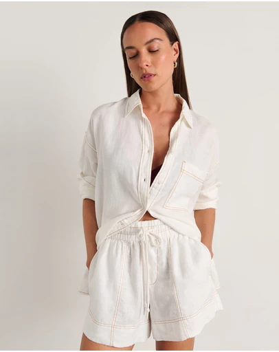 Jag - Gigi Linen Relaxed Shirt