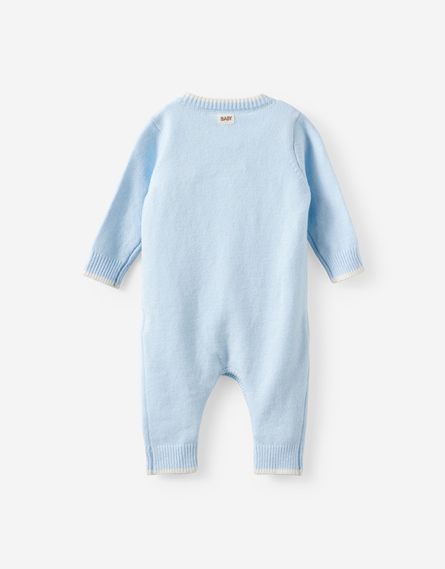 Cotton On Kids - Baby Organic Blend Knit Long Sleeve Romper