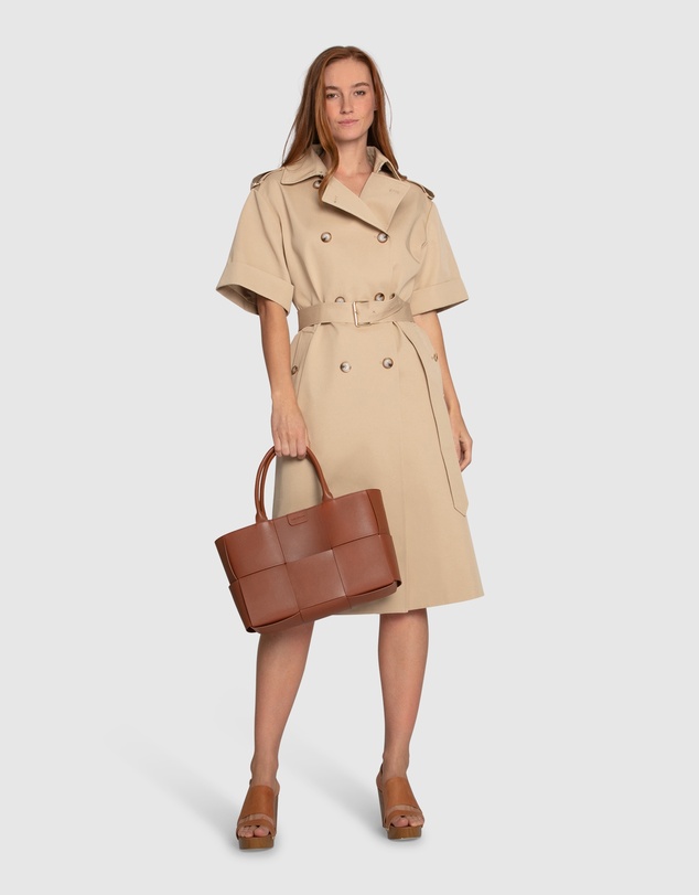 Belle & Bloom - Dust & Daring Short Sleeve Trench Style Dress