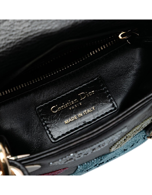 Pre-Loved by Azura Reborn - Pre-Loved Mini Calfskin Beaded Lady Dior