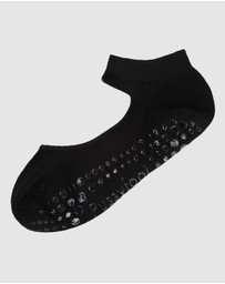 Pussyfoot - 3 Pack Bamboo Pilates Barre Yoga Grip Ankle Socks