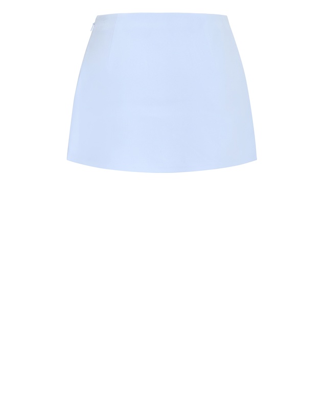 City Chic - Plus size Abbie Mini Skort - sky blue
