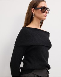 The Fated - Sammy Off Shoulder Knit Top