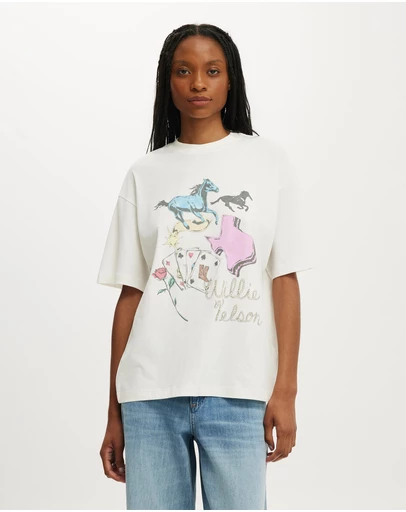 Cotton On - The Lcn Music Boxy Graphic Tee