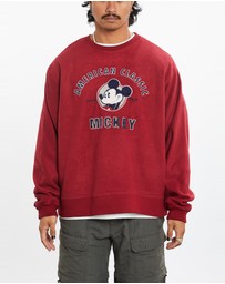 Vintage by The Real Deal - Pre Loved - 90s Disney Mickey Mouse Fleece Sweatshirt