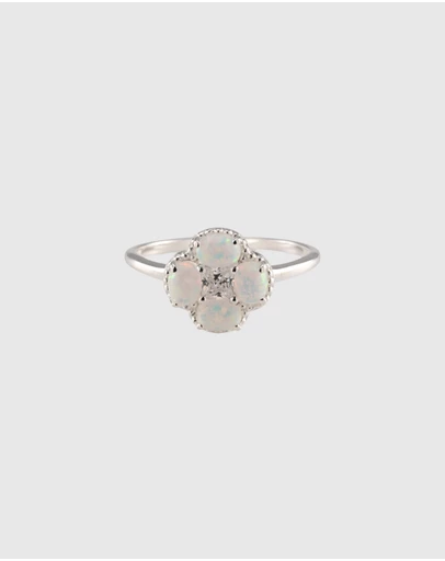 Von Treskow - Czelline Opal Clover Fine Ring