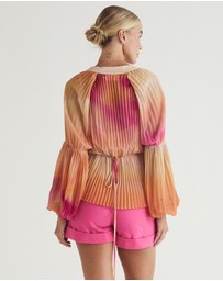 MOS The Label - Zephyr Pleated Blouse