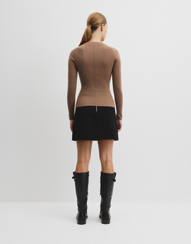 Country Road - Merino Wool Silk Long Sleeve Knit