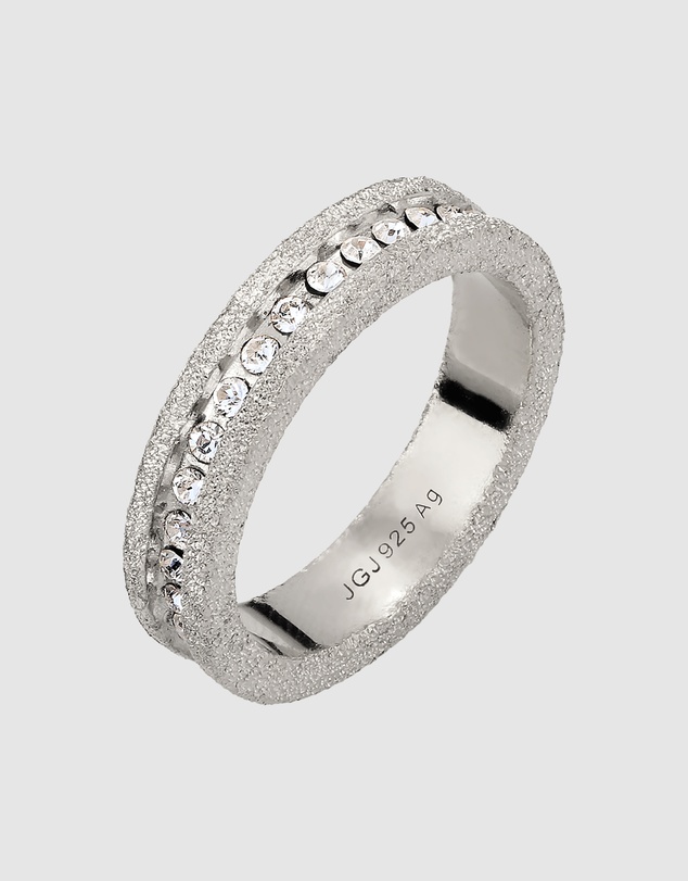 Elli Jewelry - Stardust Crystal Ring in 925 Silver