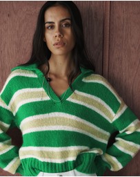Jag - Lily Collared Knit