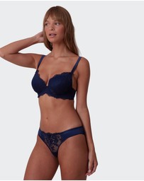 Bras N Things - Sienna Lightly Lined Bliss-Navy