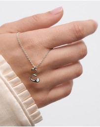 PDPAOLA - Initial 2026 Z Silver Pendant Necklace