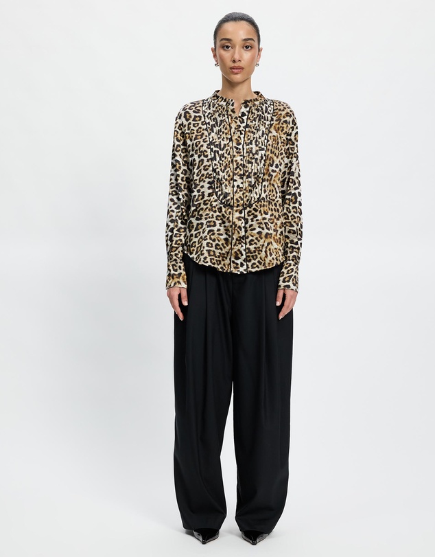 Lindsay Nicholas New York - Tuxedo Blouse