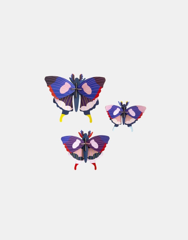 Studio Roof  - Wall Art Butterflies A4 Set of 3