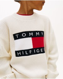 Tommy Hilfiger - Heritage Flag Chunky Knit Jumper - Teens