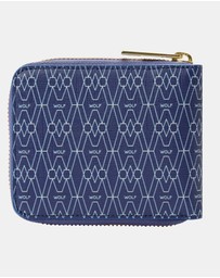 Wolf - Wolf Signature Range Zip Around Wallet Blue