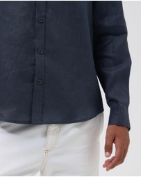 AERE - Euro Resort Linen LS Shirt