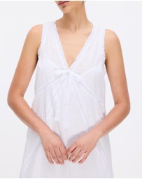 Revibe - Repaired Minima Esenciales Orsa Cotton Lace Midi Dress - AU 8