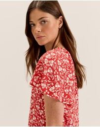 Review - St Lucia Floral Blouse