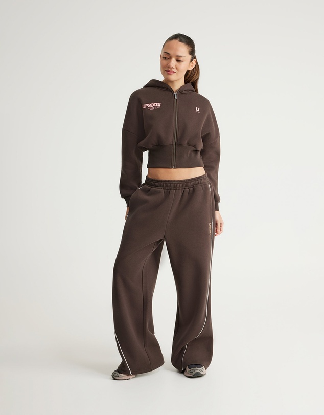 Upstate - Off-Duty Track Pant - Espresso