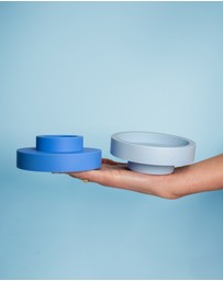 porter green - flipp lrg silicone unbreakable candle holder set