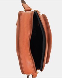 Pierre Cardin - Pierre Cardin Leather Unisex Cross Body Bag