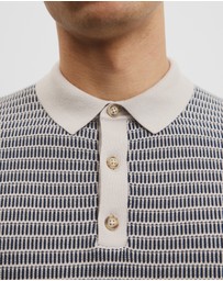 Country Road - Australian Cotton Textured Knit Polo