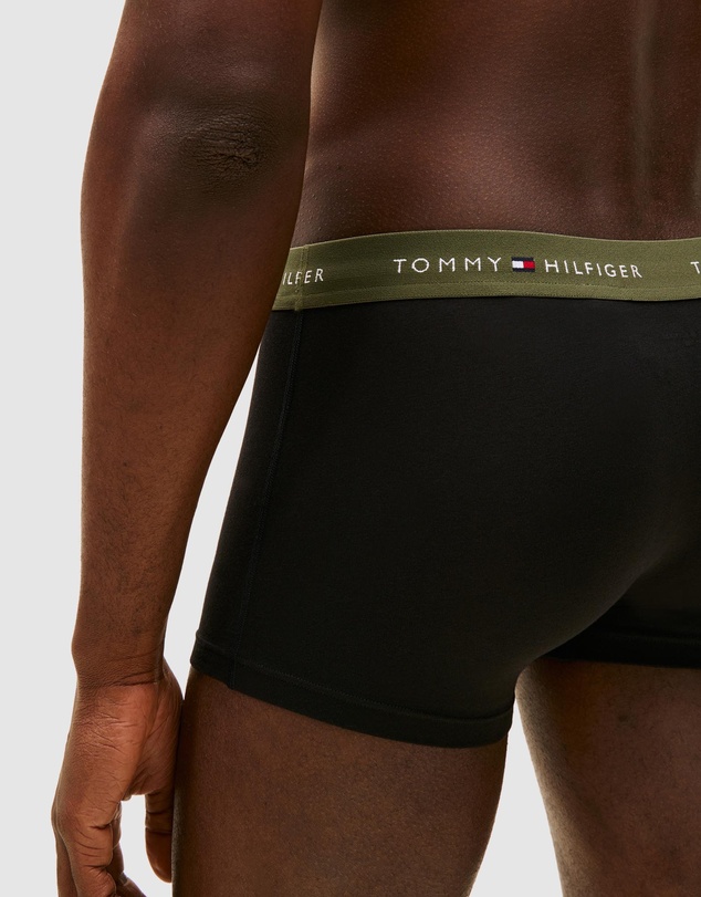Tommy Hilfiger - 3-Pack Signature Repeat Logo Waistband Trunks