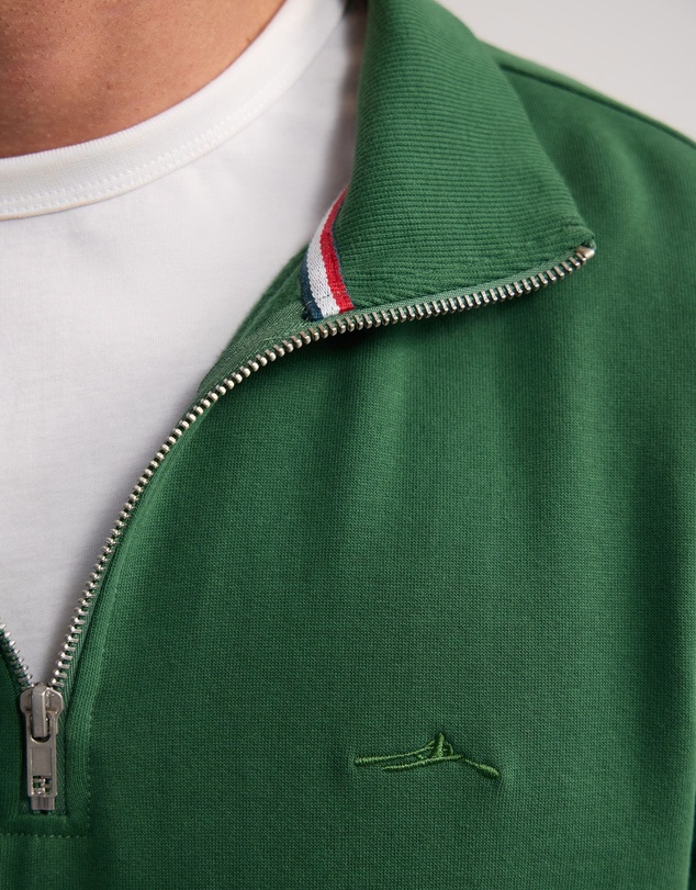 Oxford - Wyatt Zip Neck Sweatshirt