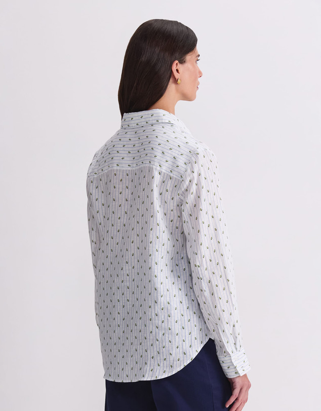 Sportscraft - Hampton Stripe Linen Shirt