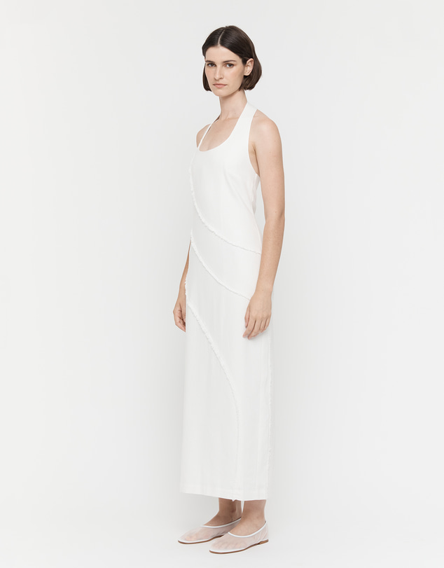 FRIEND of AUDREY - The Raw Edge Halter Dress