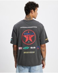 Thrills - Super Charged Box Fit Oversize Cropped Tee