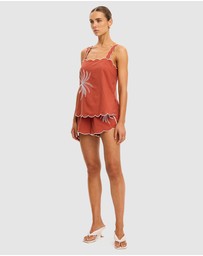 KIVARI - Amaya Back Tie Top
