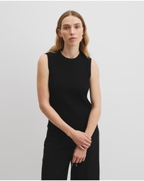 Country Road - High Neck Rib Tank
